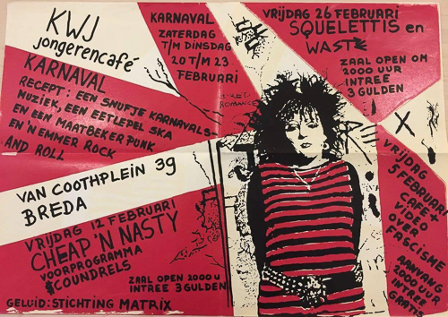 Poster KWJ Breda February 1982 ibcluding Waste